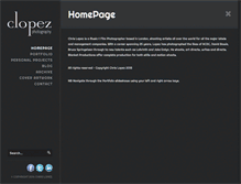 Tablet Screenshot of clopezphotography.com